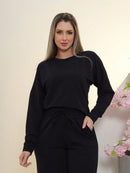 conjunto de moletinho feminino inverno