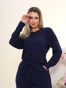 conjunto de moletinho feminino inverno