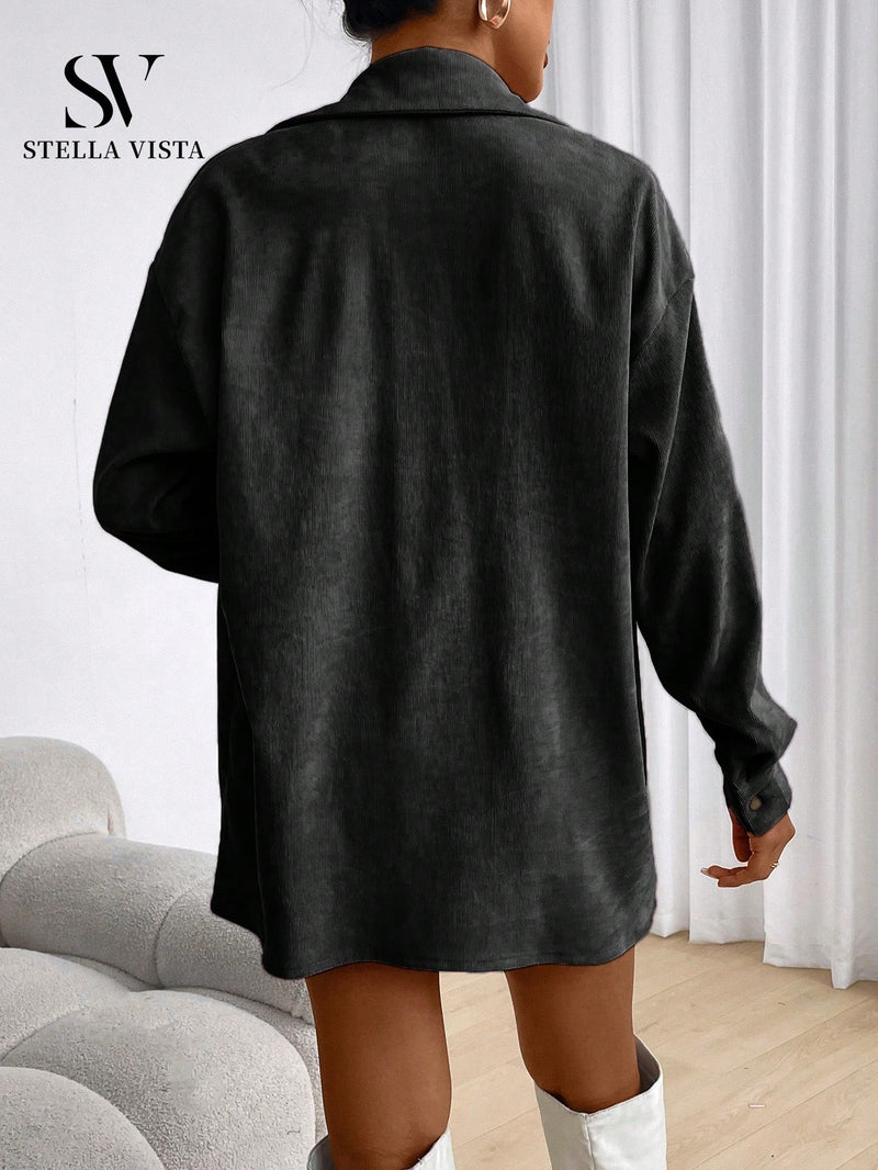 Conjunto feminino de inverno com jaqueta e shorts - Barcelona