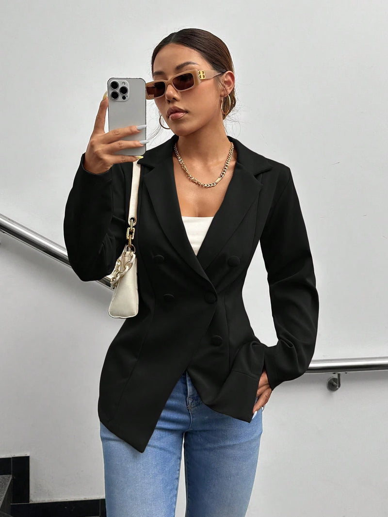 Blazer Preto Feminino Alfaiataria | Diversos Looks em 1 Peça