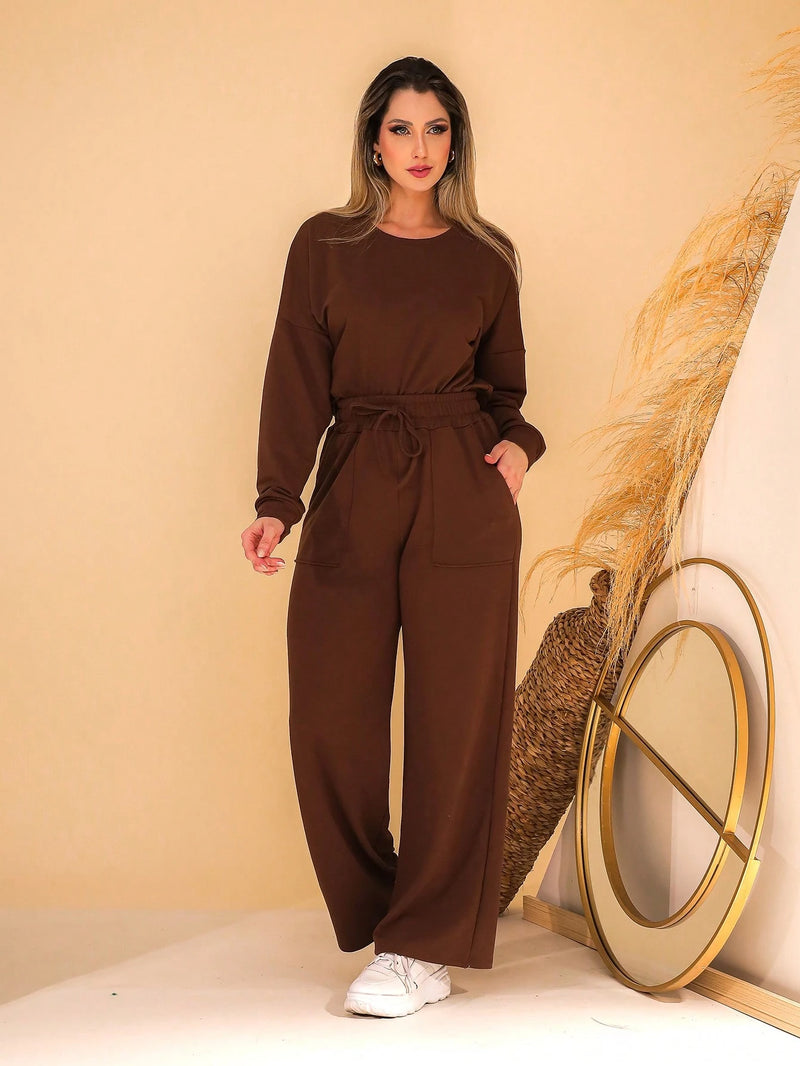 conjunto de moletinho feminino inverno