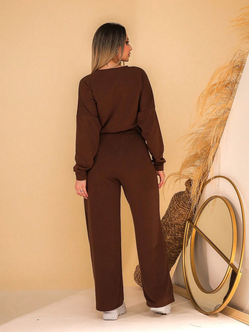 conjunto de moletinho feminino inverno