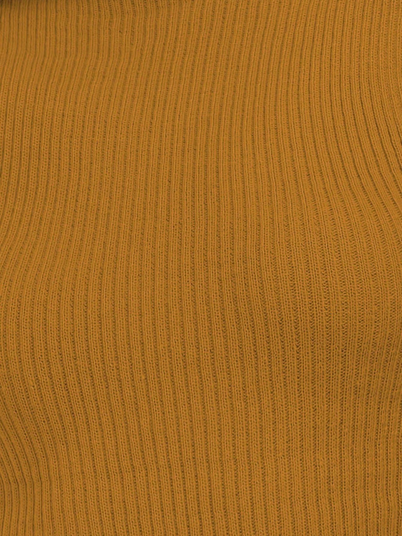 Blusa Cacharrel Feminina manga longa Lã  Tricot Gola Alta