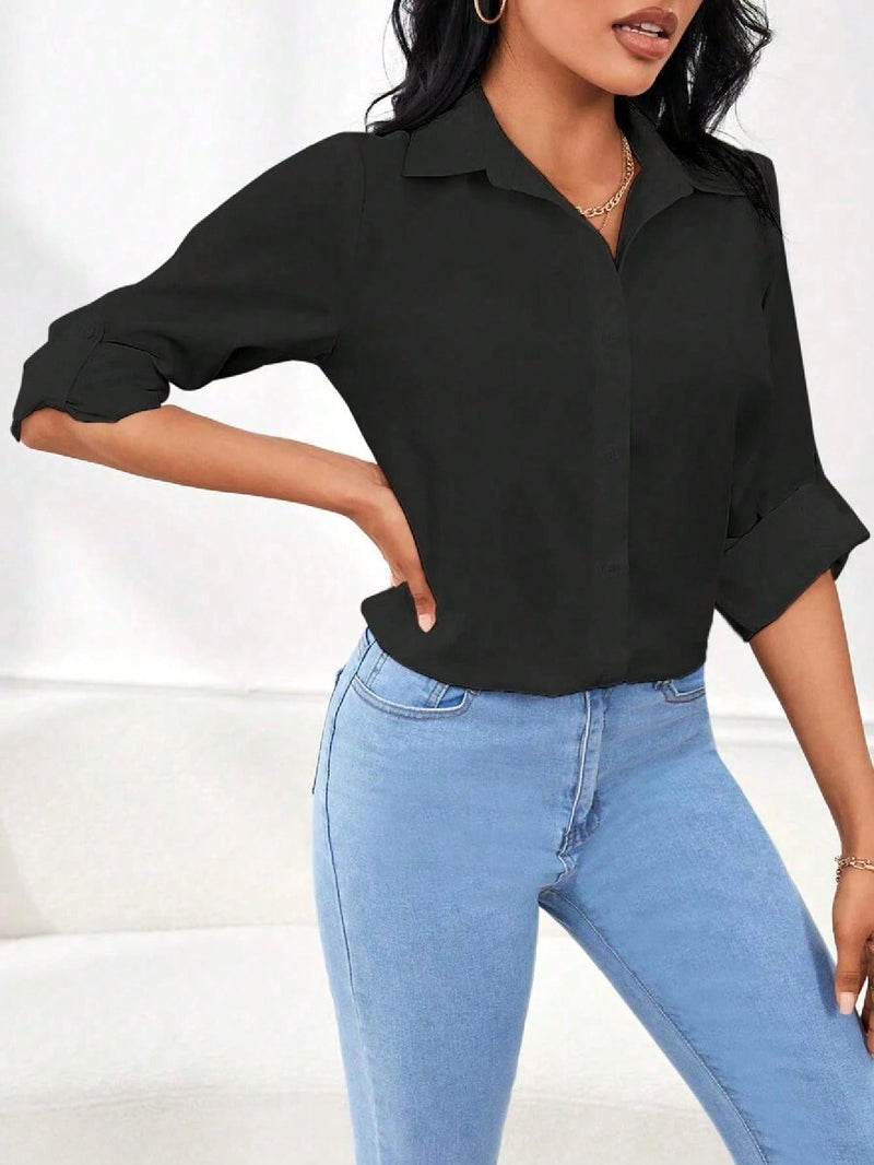 Camisa Branca Social Minimalista - Elisa