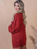 Cardigan feminino tricot 