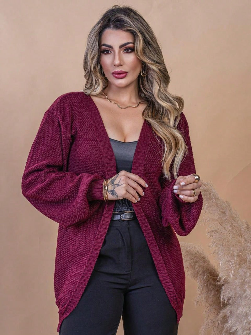 Cardigan feminino tricot