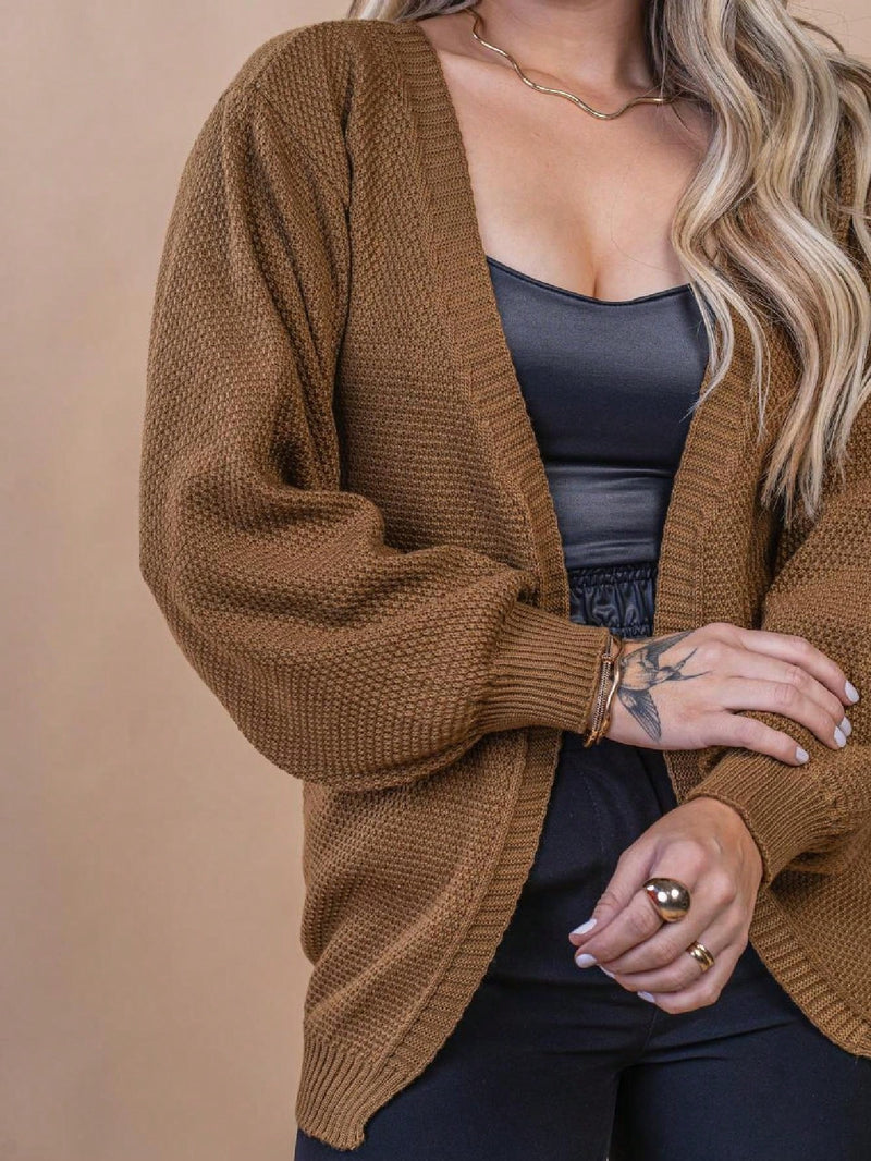 Cardigan feminino tricot 