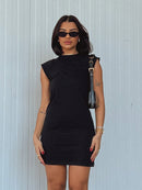 Vestido feminino Muscle Tee Algodão Curto Confort