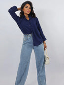 Camisa Linho manga longa - Heleny