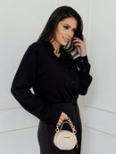 Camisa feminina manga longa social - Marselha