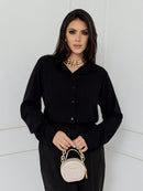 Camisa feminina manga longa social - Marselha