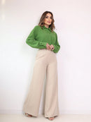 Camisa feminina manga longa social - Marselha