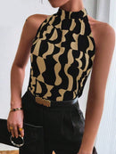 Blusa Regata Feminina Gola Alta elegante - Scarlet