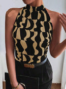 Blusa Regata Feminina Gola Alta elegante - Scarlet