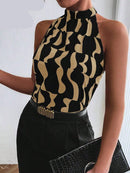 Blusa Regata Feminina Gola Alta elegante - Scarlet