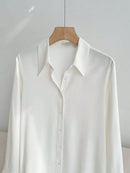 Vendedor Indicado
Camisa para mulheres de Manga Longa Elegante, Blusas de Manga Longa Social