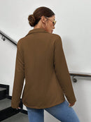 Blazer feminino elegante alfaiataria 