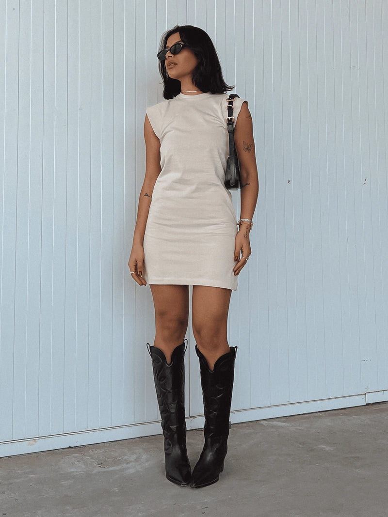 Vendedor IndicadoVestido Muscle Tee Blogueira Feminino Algodão Curto Confort