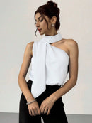 Regata Elegante Feminina de Um Ombro Só