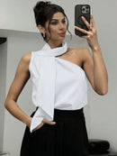 Regata Elegante Feminina de Um Ombro Só