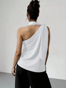 Regata Elegante Feminina de Um Ombro Só