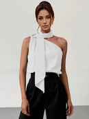 Regata Elegante Feminina de Um Ombro Só