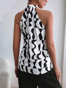 Blusa Regata Feminina Gola Alta elegante - Scarlet