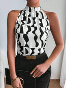 Blusa Regata Feminina Gola Alta elegante - Scarlet