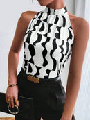 Blusa Regata Feminina Gola Alta elegante - Scarlet