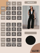 Conjunto Feminino Colete em Alfaiataria Social