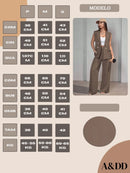 Conjunto Feminino Colete em Alfaiataria Social