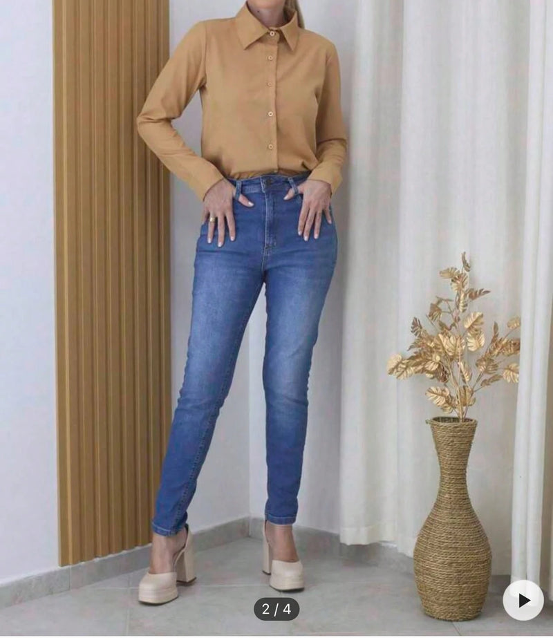 Camisa Branca Social Minimalista - Elisa