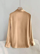 Vendedor Indicado
Camisa para mulheres de Manga Longa Elegante, Blusas de Manga Longa Social