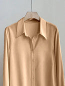 Vendedor Indicado
Camisa para mulheres de Manga Longa Elegante, Blusas de Manga Longa Social