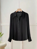 Vendedor Indicado
Camisa para mulheres de Manga Longa Elegante, Blusas de Manga Longa Social