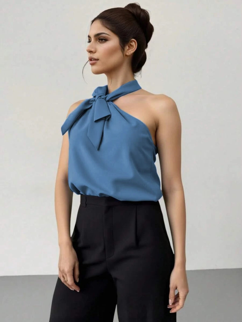 Regata Elegante Feminina de Um Ombro Só