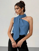 Regata Elegante Feminina de Um Ombro Só