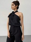 Regata Elegante Feminina de Um Ombro Só