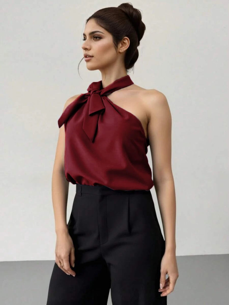 Regata Elegante Feminina de Um Ombro Só