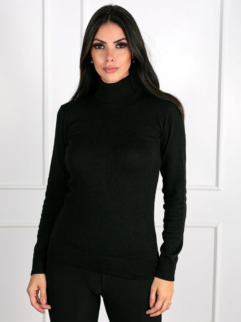 Blusa de lã feminina Cacharrel básica -