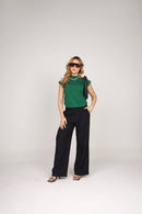 Camiseta feminina casual Muscle