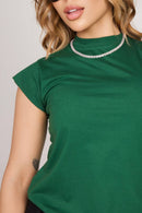 Camiseta feminina casual Muscle