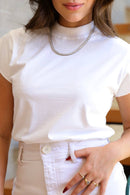 Camiseta feminina casual Muscle