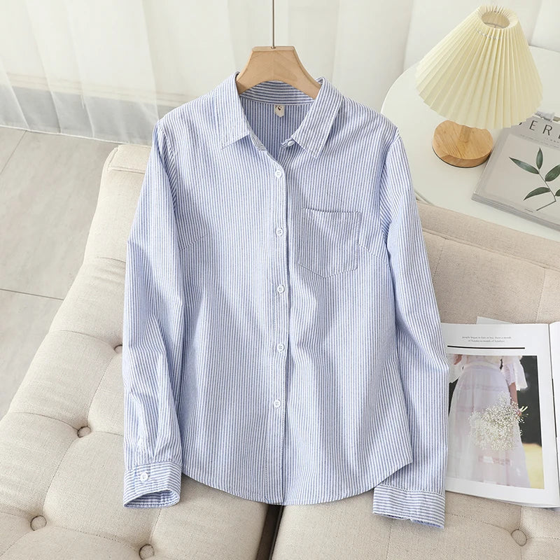 Camisa feminina Casual manga longa - Lais