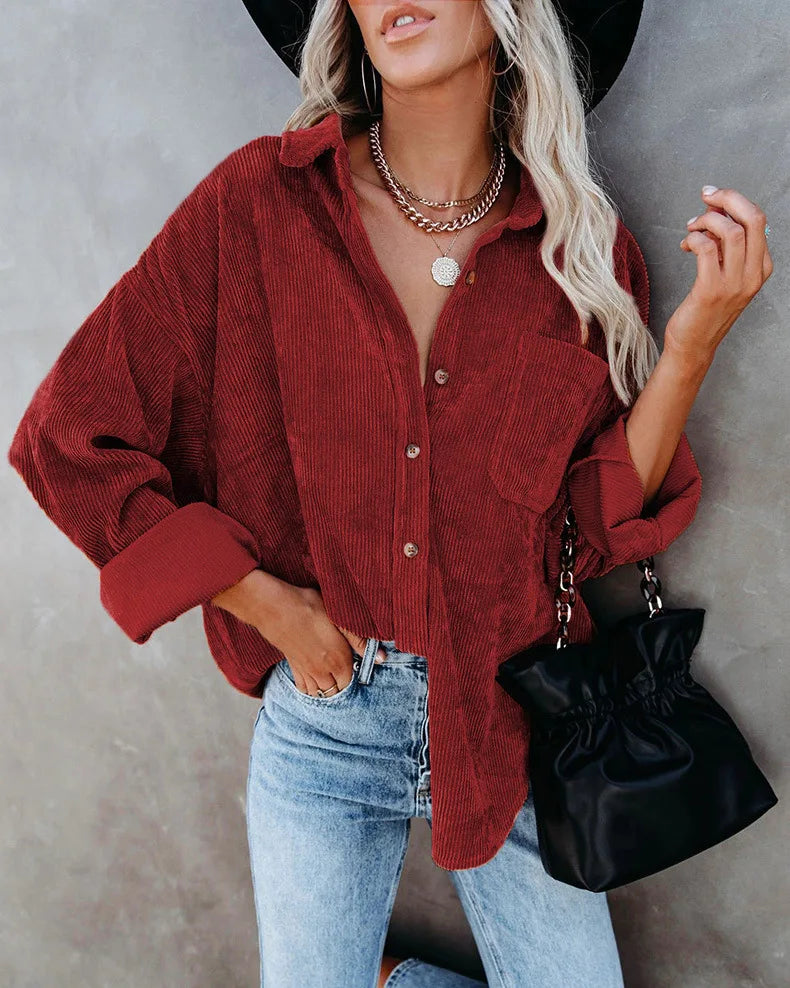 Camisa feminina manga longa - Fernanda