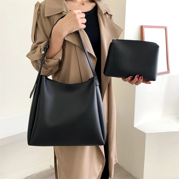 Bolsa de Couro Sintético feminina - Mariana