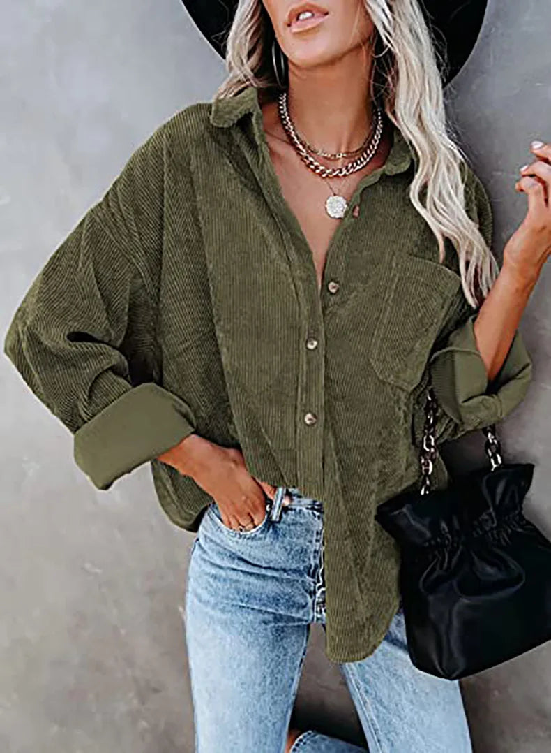 Camisa feminina manga longa - Fernanda