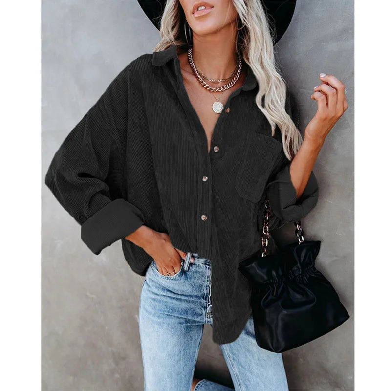 Camisa feminina manga longa - Fernanda