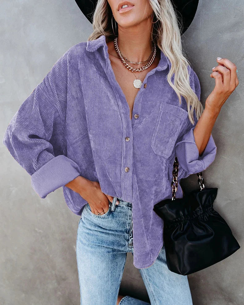 Camisa feminina manga longa - Fernanda