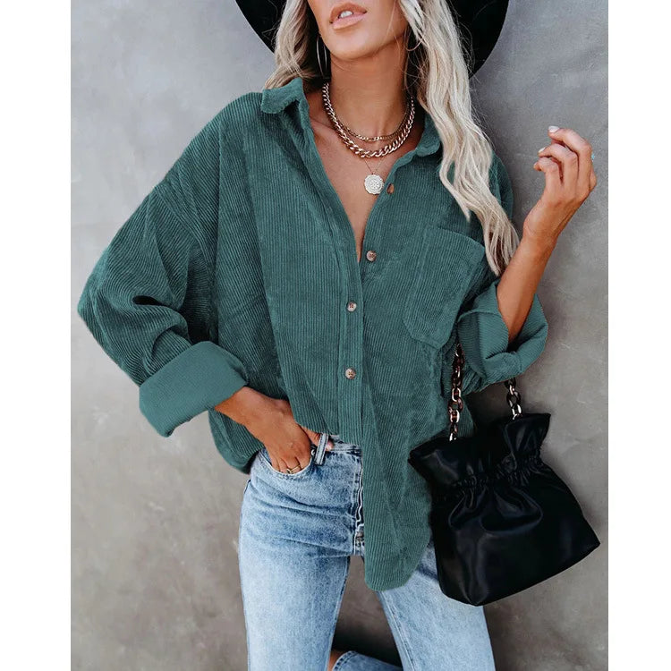 Camisa feminina manga longa - Fernanda